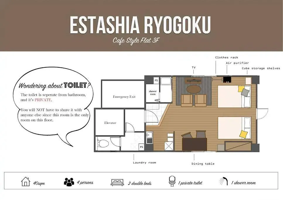 Hotel Estasia Ryogoku 東京都 0*,  日本